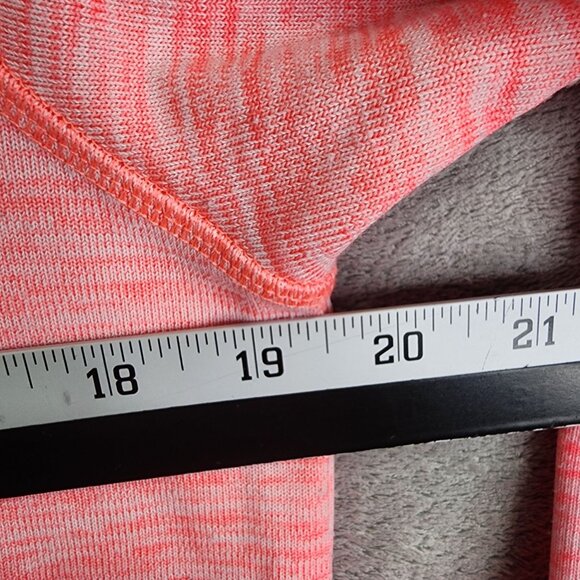 Womens Pink Gerry Pullover Top Shirt Zipper Crewneck Long Sleeve Size S - Picture 7 of 9